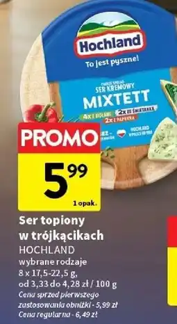 Intermarche Ser topiony mixtett Hochland oferta