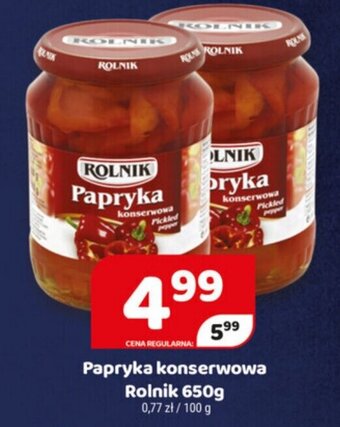 Delfin Papryka konserwowa Rolnik 650g oferta