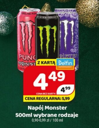 Delfin Napój Monster 500ml oferta