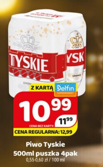 Delfin Piwo Tyskie 4x500ml oferta