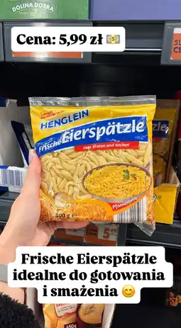 Biedronka Makaron Henglein Frische Eierspätzle oferta