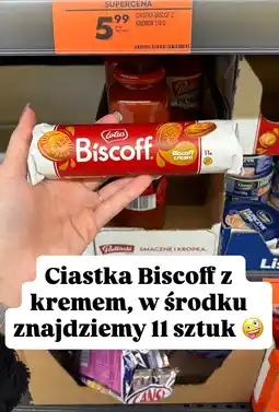 Biedronka Ciastka Biscoff Lotus z kremem oferta