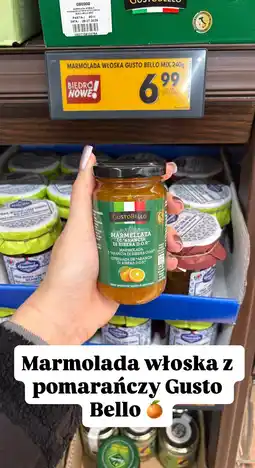 Biedronka Marmolada włoska Gusto Bello Mix z pomarańczy oferta
