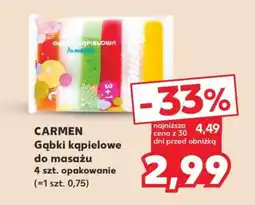 Kaufland CARMEN Gąbki kąpielowe do masażu oferta
