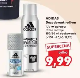 Kaufland ADIDAS Dezodorant roll-on lub w sprayu oferta