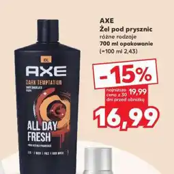 Kaufland AXE Żel pod prysznic oferta
