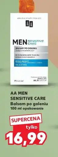 Kaufland AA MEN SENSITIVE CARE Balsam po goleniu oferta