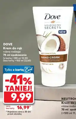 Kaufland DOVE Krem do rąk oferta
