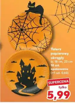 Kaufland Talerz papierowy okrągły oferta