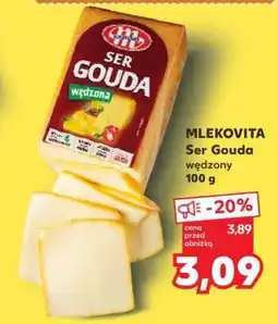 Kaufland MLEKOVITA Ser Gouda wędzony 100 g oferta