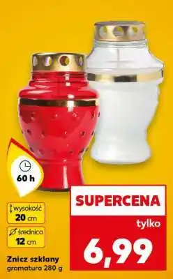Kaufland Znicz szklany oferta