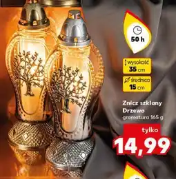 Kaufland Znicz szklany Drzewo oferta