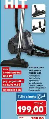 Kaufland SWITCH ON Odkurzacz SBZBK 850 oferta
