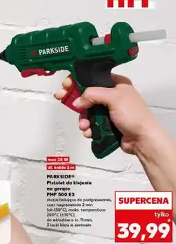 Kaufland PARKSIDE Pistolet do klejenia na gorąco PHP 500 E3 oferta