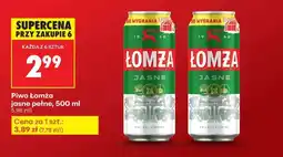 Biedronka Piwo Łomża jasne pełne, 500 ml oferta