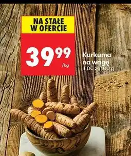 Biedronka Kurkuma na wagę oferta