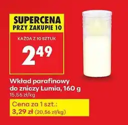Biedronka Wkład parafinowy do zniczy Lumia, 160 g oferta