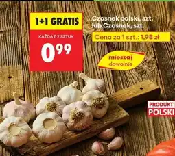 Biedronka Czosnek polski, szt. lub Czosnek, szt oferta