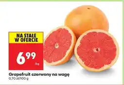 Biedronka Grapefruit czerwony na wage oferta