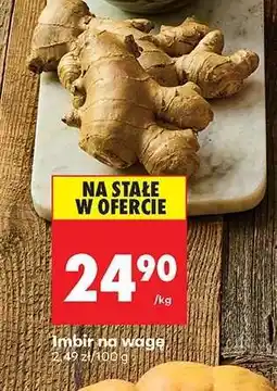Biedronka Imbir na wage oferta