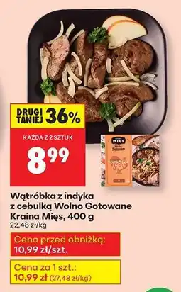 Biedronka Wątróbka z indyka z cebulką Wolno Gotowane Kraina Mięs 400 g oferta