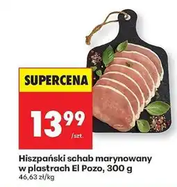 Biedronka Hiszpański schab marynowany w plastrach El Pozo 300 g oferta