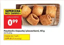 Biedronka Pasztecik z kapustą i pieczarkami , 40 g oferta