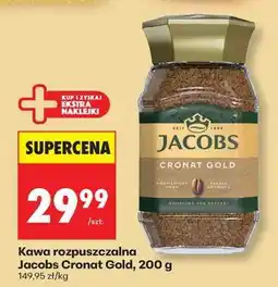 Biedronka KAWA ROZPUSZCZALNA JACOBS CRONAT GOLD 200 G oferta