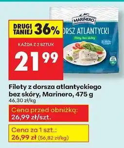 Biedronka Filety z dorsza atlantyckiego bez skóry Marinero , 475 g oferta