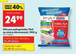 Biedronka Miruna patagońska filet ze skórą Abramczyk, 900 g oferta