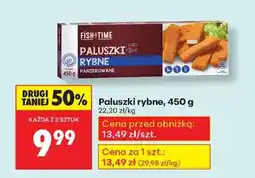 Biedronka Paluszki rybne 450 g oferta