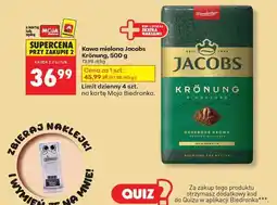 Biedronka Kawa mielona Jacobs Krönung, 500 g oferta
