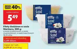 Biedronka Filety śledziowe w sosie Marinero, 300 g oferta