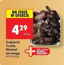 Biedronka Cukierki Trufle Wawel na wagę oferta