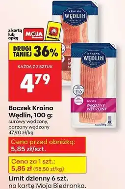 Biedronka Boczek Kraina Wędlin , 100 g : oferta