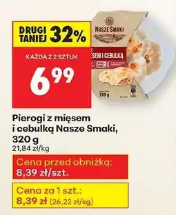 Biedronka Pierogi z mięsem i cebulką Nasze Smaki 320 g oferta