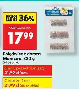 Biedronka Polędwice z dorsza Marinero, 330 g oferta