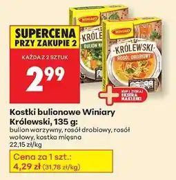 Biedronka Kostki bulionowe Winiary Królewski, 135 g oferta