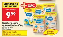 Biedronka Kaszka mleczno ryżowa Nestlé 300 g oferta