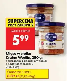Biedronka Mięso w słoiku Kraina Wędlin, 280 g oferta