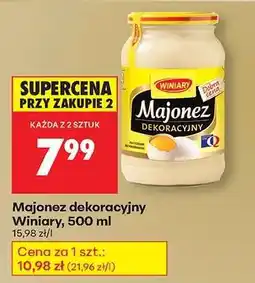 Biedronka Majonez dekoracyjny Winiary 500 ml oferta