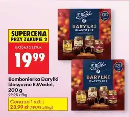 Biedronka Bombonierka Baryłki klasyczne E.Wedel, 200 g oferta