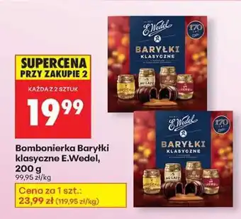 Biedronka Bombonierka Baryłki klasyczne E.Wedel, 200 g oferta