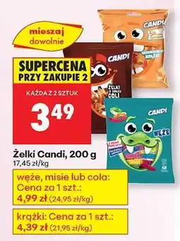 Biedronka Żelki Candi, 200 g oferta