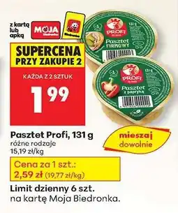 Biedronka Pasztet Profi, 131 g oferta