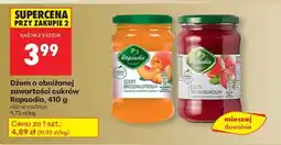 Biedronka Dżem o obniżonej zawartości cukrów Rapsodia 410 g oferta