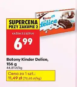 Biedronka Batony Kinder Delice oferta