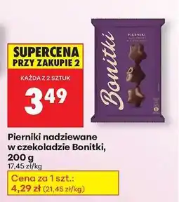 Biedronka Pierniki nadziewane w czekoladzie Bonitki, 200 g oferta