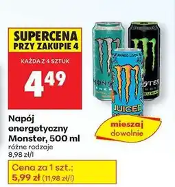 Biedronka Napój energetyczny Monster 500 ml oferta