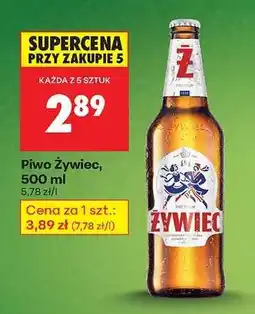 Biedronka piwo Żywiec 500 ml oferta